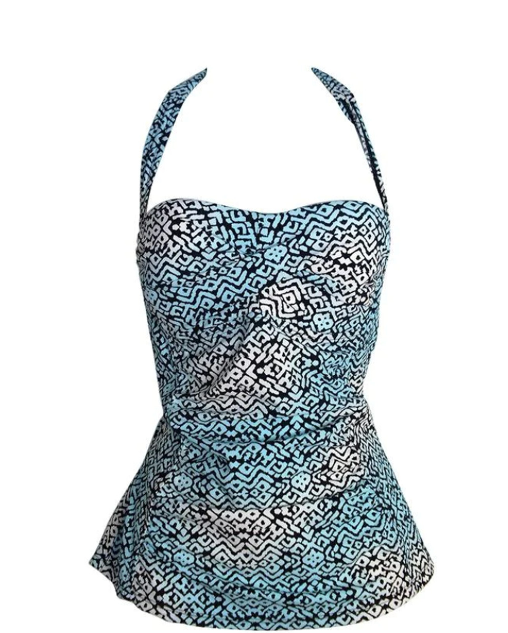 Assets Spanx Sarah Blakely Halter Swim Top Womens S Small Semi Padded Tankini